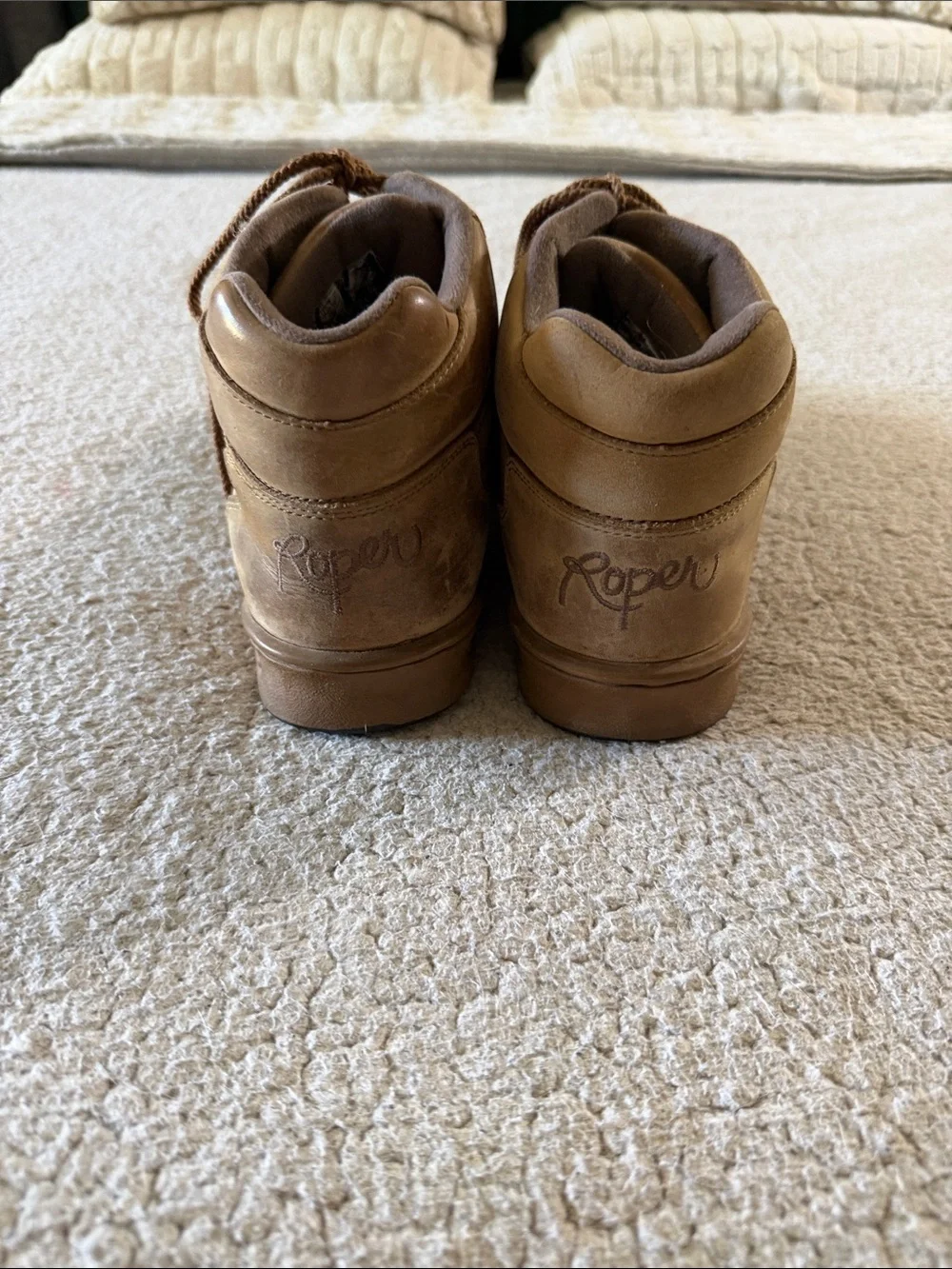Roper Brown Leather Men's Chukka Boots Size 10